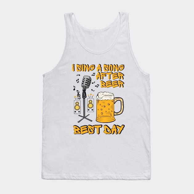 Beer and Music Tank Top by designbek